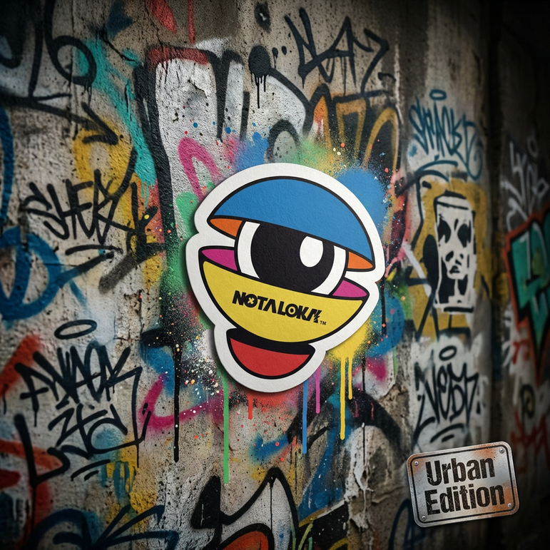 NOTALOKA™ Eye Astronaut Sticker (Kiss-Cut) — PNDA Series