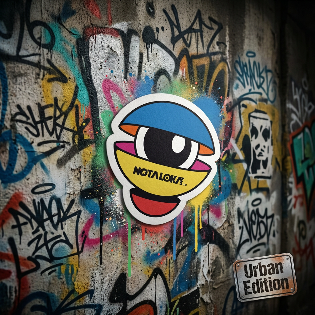 NOTALOKA™ Eye Astronaut Sticker (Kiss-Cut) — PNDA Series